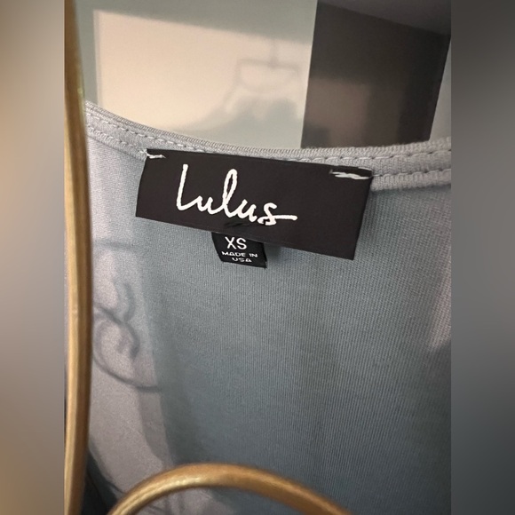 Lulus | Wrap Maxi Dress | Blue | NWT - Picture 5 of 5